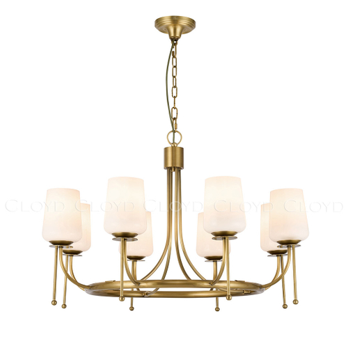 Люстра Cloyd MIDGARD C8 / Ø83 см - латунь (арт.11697)