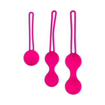 Набор вагинальных шариков для тренировки интимных мышц (Цвет: розовый)