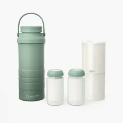 Портативный термоконтейнер для бутылочек Momcozy Green