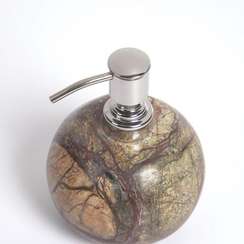 Дозатор для жидкого мыла Spalsh из бежевого мрамора