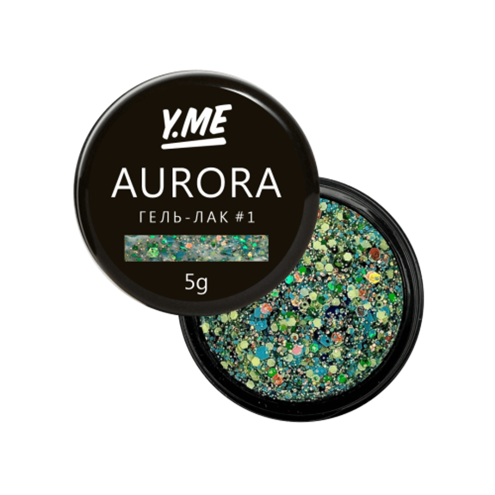 Y.me Гель-лак Aurora 01, 5мл.