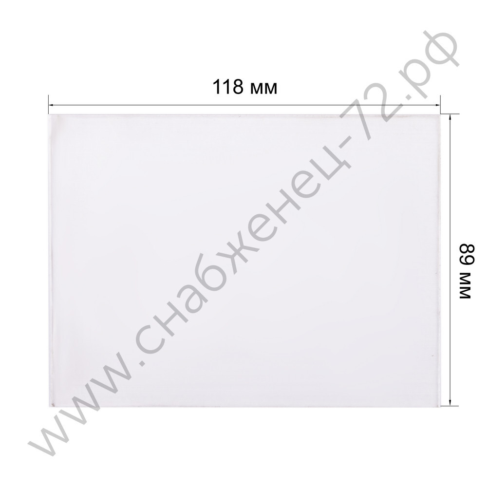 Пластина поликарбонатная 118*89*1 мм внутренняя Мега