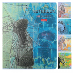 Тетрадь А5ф, 48л. клетка 65г/кв.м на скобе мат.ламин. 5 диз.в блистер скругл.углы "Притяжение" (Хатбер)