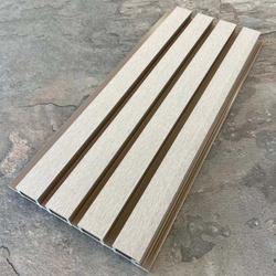 Фасадная реечная панель EasyDecking Wood-X 219х26х3010 Бежевый Шлифованная