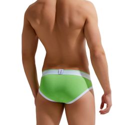 Мужские трусы брифы зеленые GAUVINE 2002