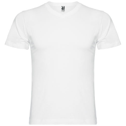 Мужская футболка Samoyedo с коротким рукавом и V-образным вырезом