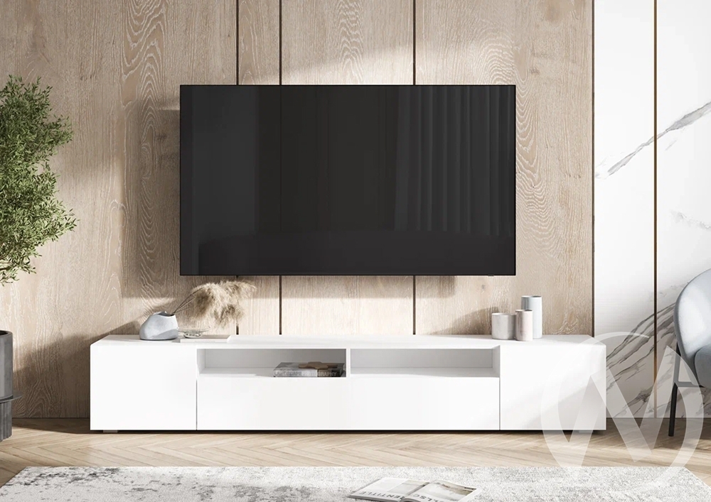 Тумба ТВ (2000) Сити (белый)