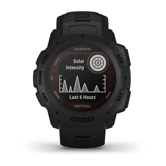 Ударопрочные часы Garmin Instinct Solar - Tactical Edition, черные 010-02293-03