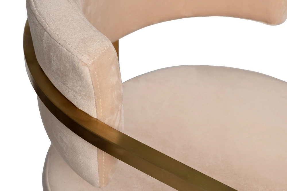 Полубарный стул Garda Decor 76AR-603GOLD-BG