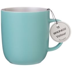 КРУЖКА "VELOUR" 400МЛ МОРСКАЯ ВОЛНА (МАЛ=4ШТ./КОР=24ШТ.)