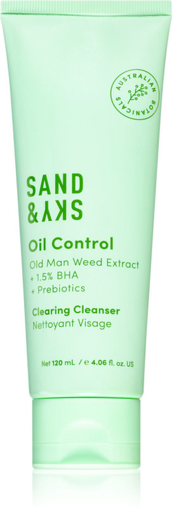 Sand & Sky Oil Control Clearing Cleanser - освежающий и очищающий гель для жирной и проблемной кожи /   120  ml  / GTIN 8886482916099