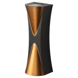 Декоративная подсветка ЭРА WL43 BK+GD светодиодная 6Вт 3500К черный/золото IP54 для интерьера, фасадов зданий | Фасадная декоративная подсветка