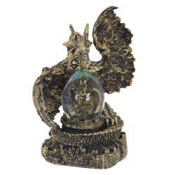 GAEM Фигурка декоративная в стекл.шаре "Дракон", D 6 см, L16 W13 H23 см