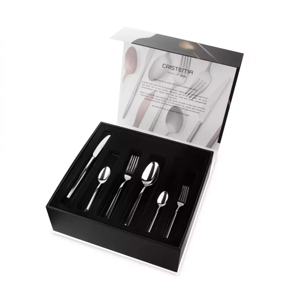 Набор столовых приборов 75 предметов на 12 персон Cristema Milan