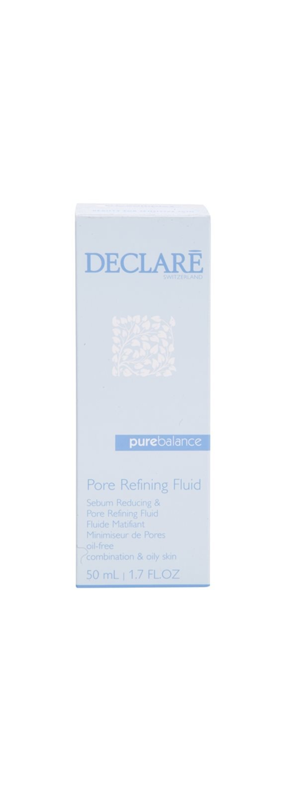 Declare Pure Balance - Жидкость для лица, уменьшающая выработку кожного сала и сужающая поры. /   50  ml  / GTIN 9007867005330