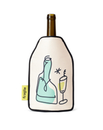 Охлаждающий футляр для бутылки объемом 750мл «Бутылка и бокал»