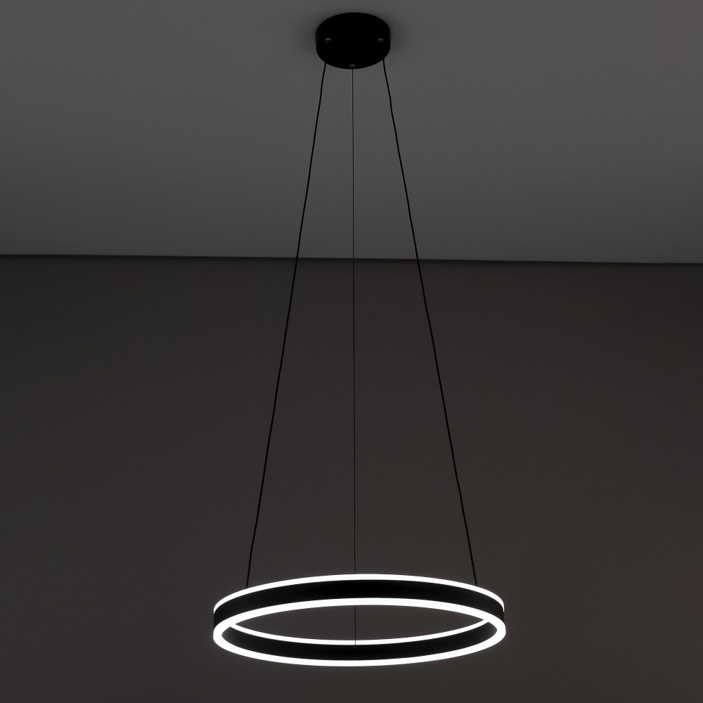 Citilux Дуэт CL719501 LED Люстра подвесная с пультом Чёрная