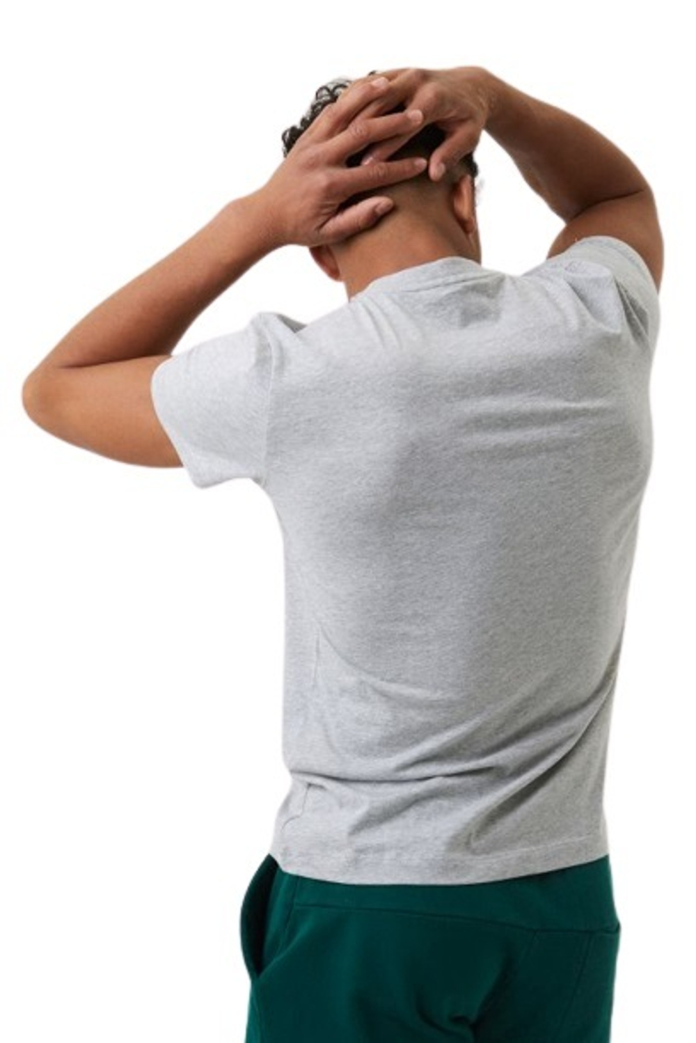 Мужская теннисная футболка Björn Borg Stockholm T-shirt - light grey melange