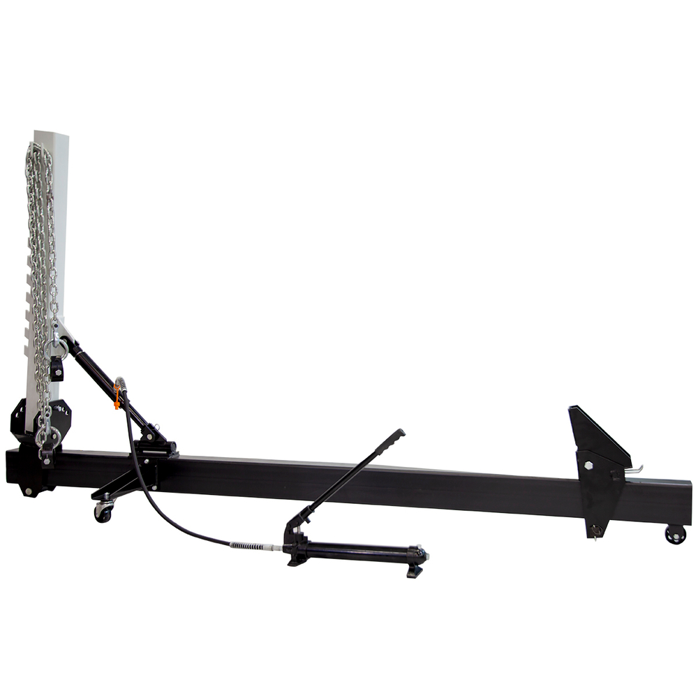 WDK-80700 Стапель кузовной, подкатной. Для мелкого и среднего кузовного ремонта легковых автомобилей. Усилие выправки до 10 тонн. Вес 200кг