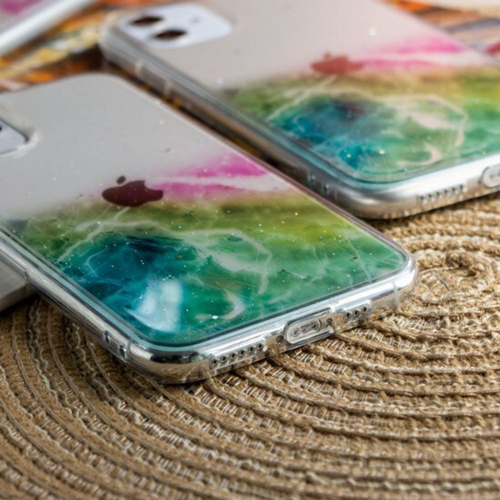 Силиконовый чехол Акварель для Huawei P40 Pro, 011730