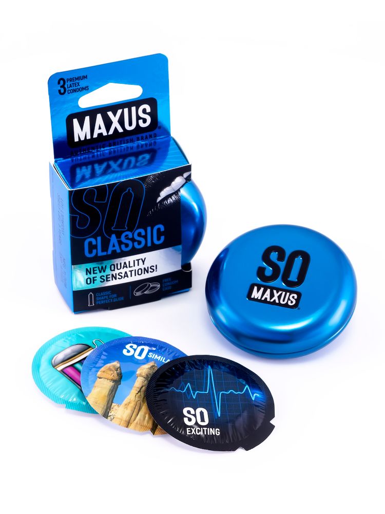 Презервативы классические MAXUS Classic 3 шт. (One Size)