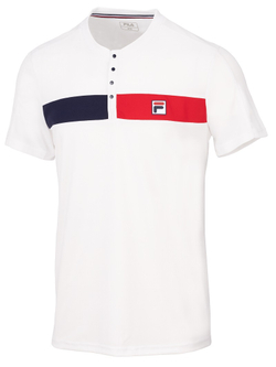 Теннисное поло Fila Emilio T-Shirt - white alyssum