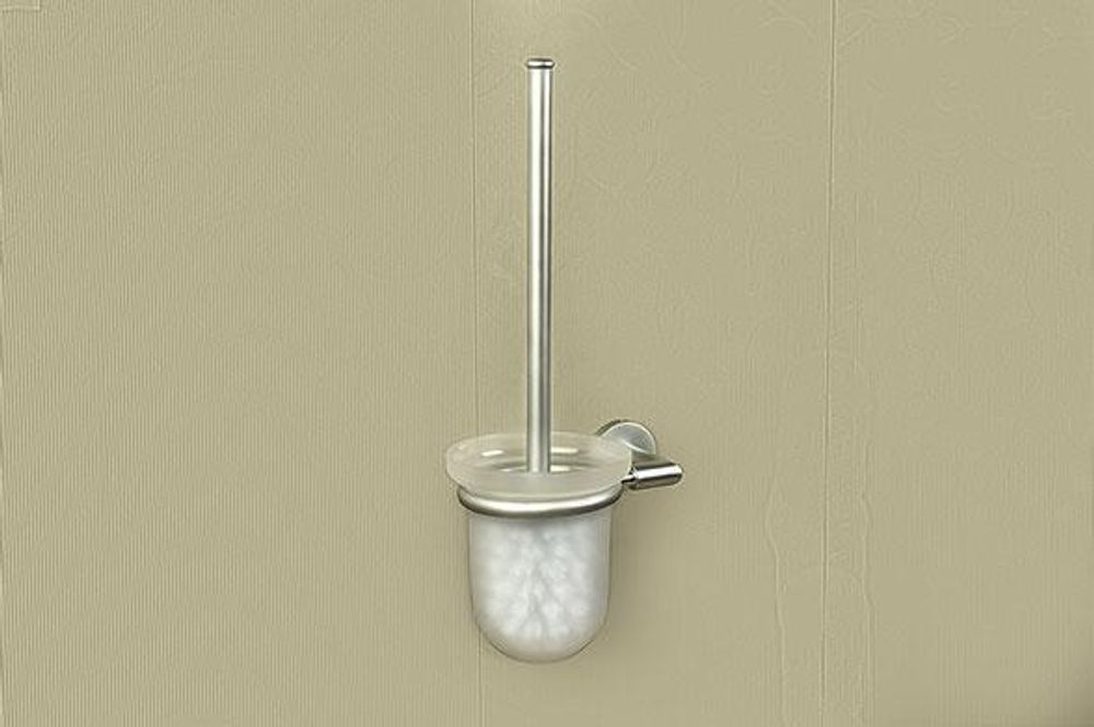 Ёршик туалетный настенный замак/стекло LINE 16518.S матовый