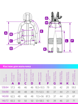 Костюм АВТОБОТ туман/асфальт