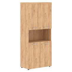 Шкаф с 2-мя комплектами глухих малых дверей и топом THC 85.4 856х450х1968 TORR-Z