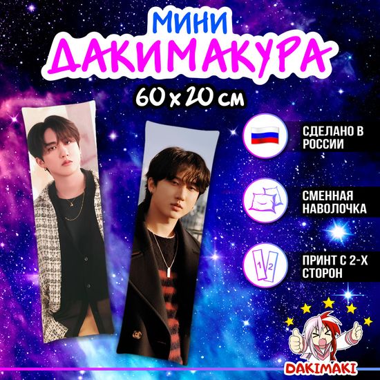 Мини дакимакура Со Чанбин Стрей Кидс арт. M1266, 60х20 см