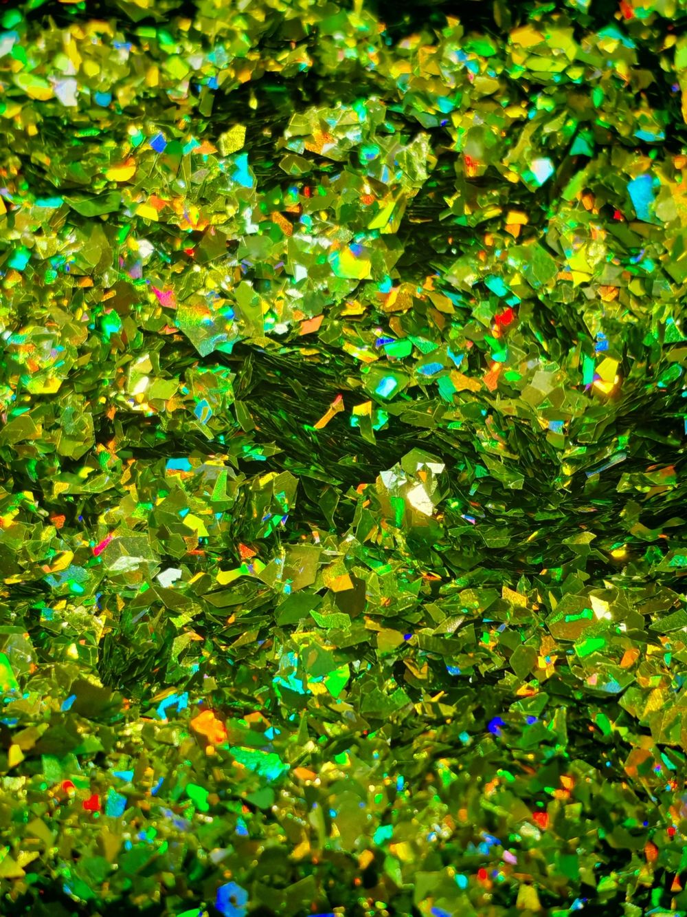 Хлопья - слюда 88812 - Лесной янтарь голографик - для литья изделий и творчества