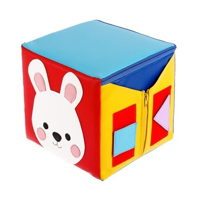 Кубик дидактический «Зайка», 20 × 20 см