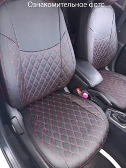Чехлы на Рено Логан и Сандеро Степвей 2 2013-2022 без Airbag