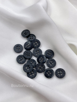 Пуговицы Гучч. на прокол черные матовые