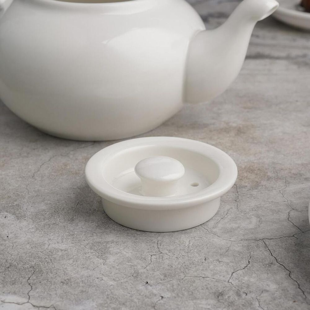 Чайник 450 мл d 12 см h7,5 см белый фарфор NEW P.L. Proff Cuisine [1]