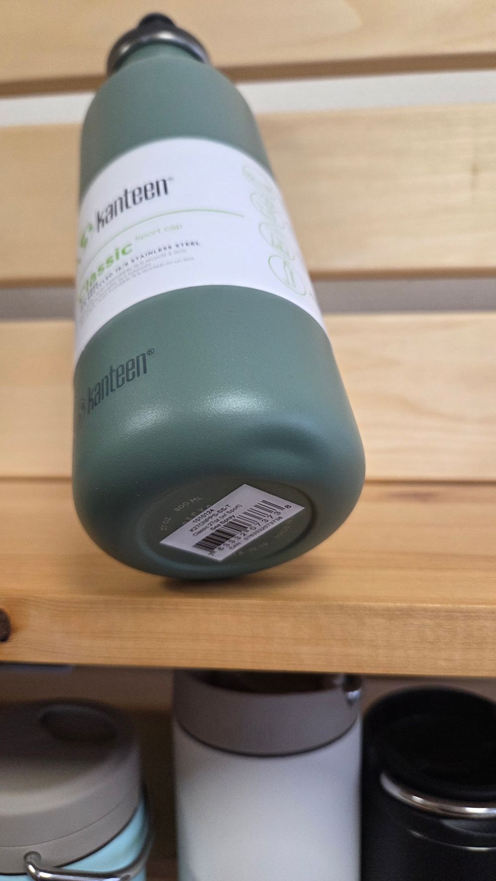 Бутылка Klean Kanteen Classic Sport 27oz (800 мл) Sea Spray (вмятина на донышке)