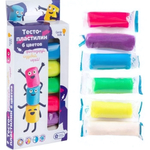 Набор для лепки "Тесто-пластилин 6 цв." (Genio Kids-art)