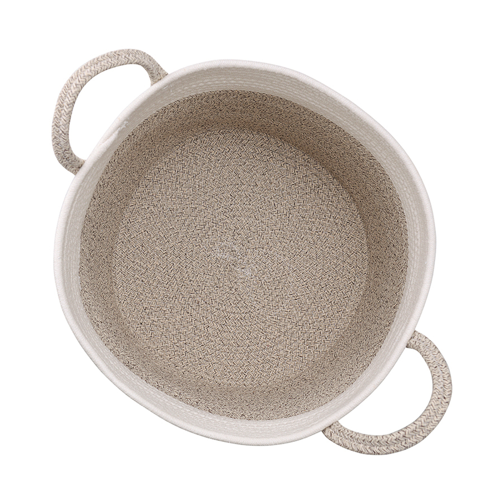 Корзина для хранения Bergenson Bjorn Iben 40х36см кремовая/светло-бежевая