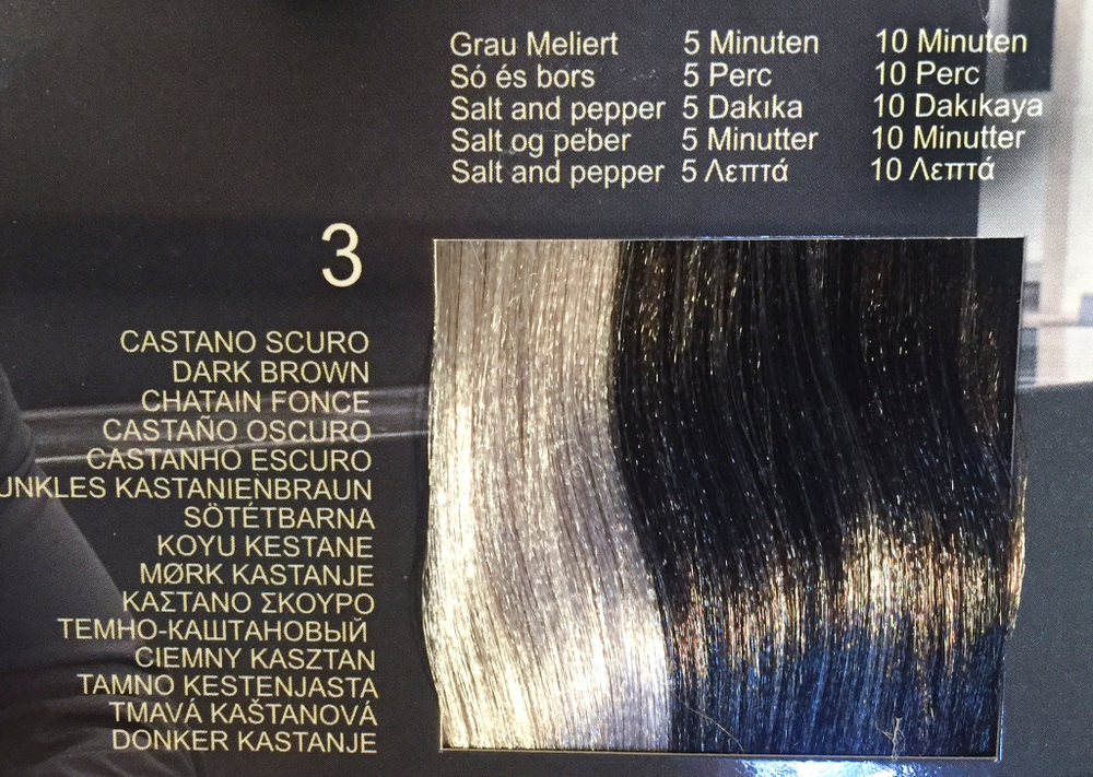 Безаммиачный крем-краситель для волос "Lisap Man Color"