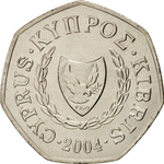 Cyprus, 50 Cents (Abduction of Europa), 2004, BU