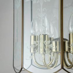 Citilux Витра-2 CL442260 Люстра подвесная витражная Бронза