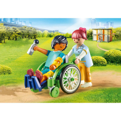 Playmobil - Пациент в инвалидной коляске 70193
