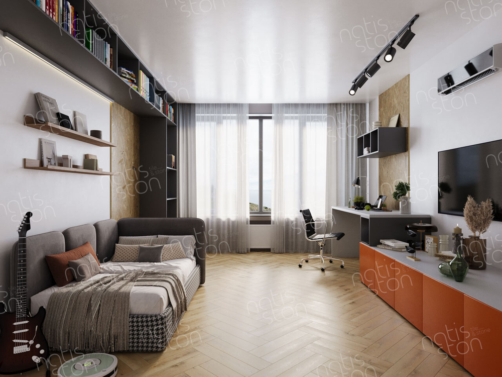 Кварцвиниловая плитка NatisSton Unique 5004-04 Totak