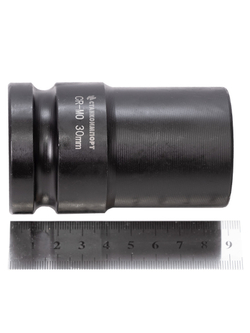 CS12127 торцевая ударная головка глубокая 1", 27 мм