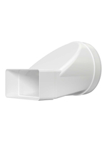 Переходник СПКП D125 эксцентриковый 60х120 пластик ERA