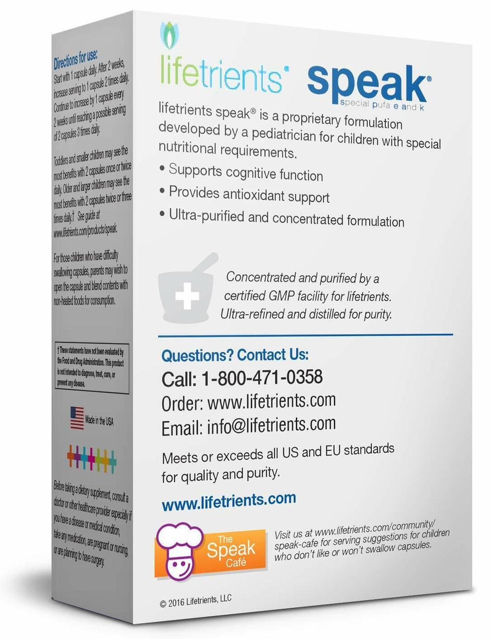 Speak Softgels – 60 Capsules