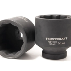 Головка ударная глубокая 1'', 65мм (12гр.) FORCEKRAFT FK-48810065