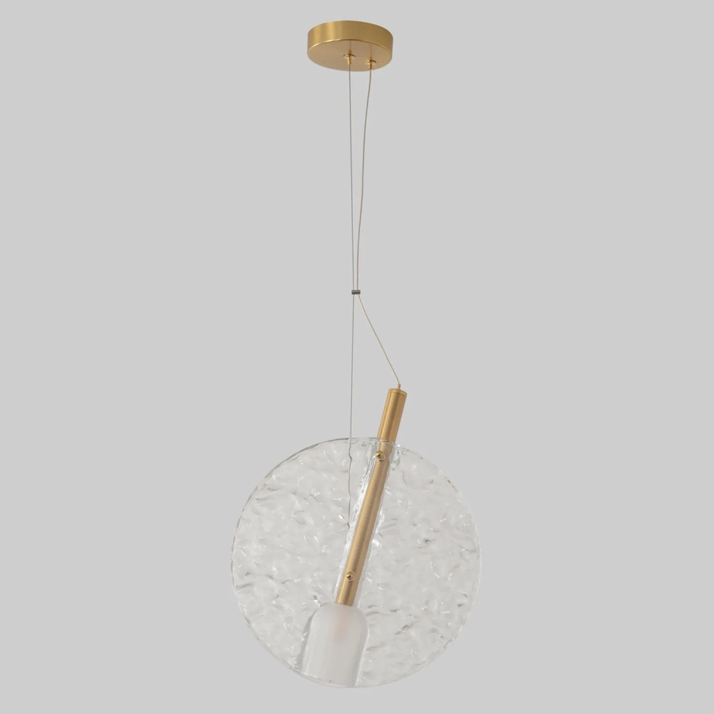 Светильник подвесной Crystal Lux FROZEN SP1 BRASS