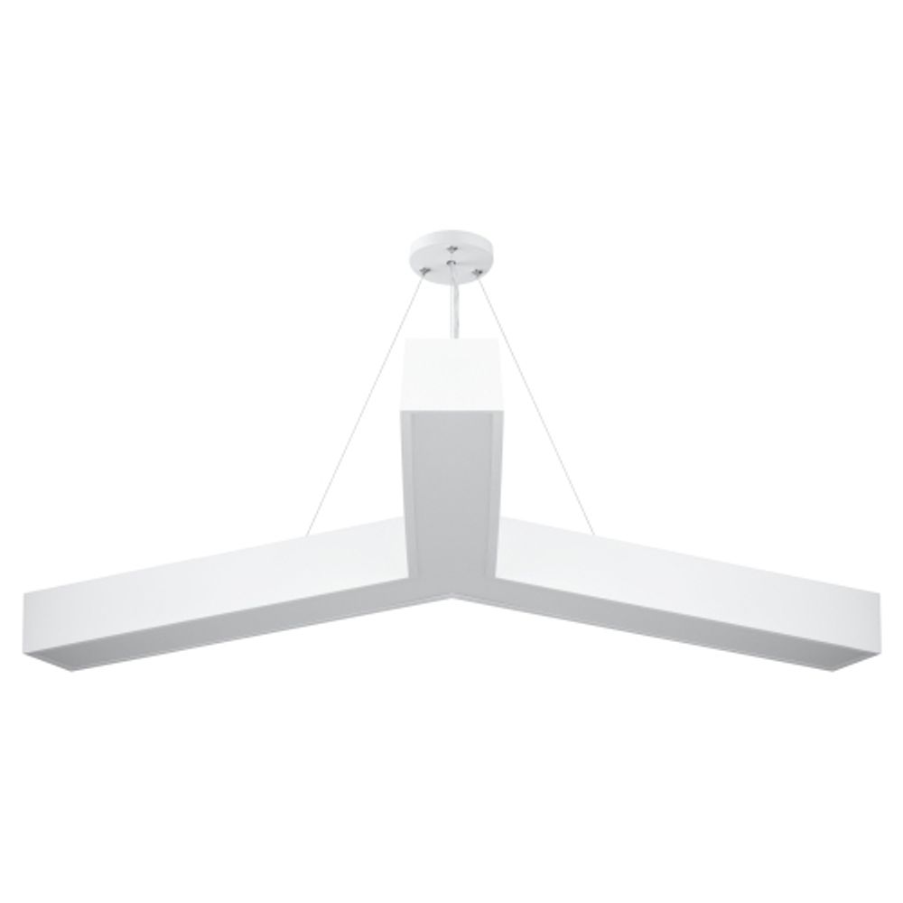 Светильник LED ЭРА Geometria SPO-144-W-40K-066 Igrek 66Вт 4000К 5000Лм IP40 1200*80 белый подвесной драйвер внутри