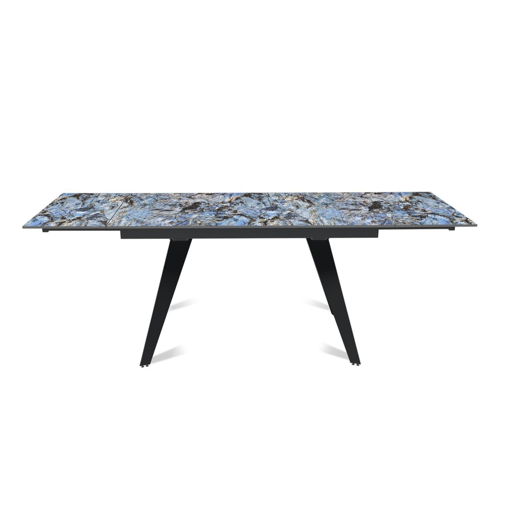 Стол раскладной Rhein (140+40+40), керамика глянцевая Lemurian Blue